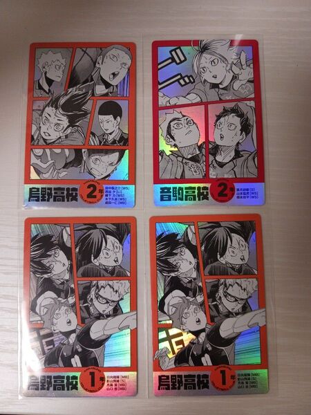 ハイキュー!! キラキラキャラクターカード ゴミ捨て場の決戦