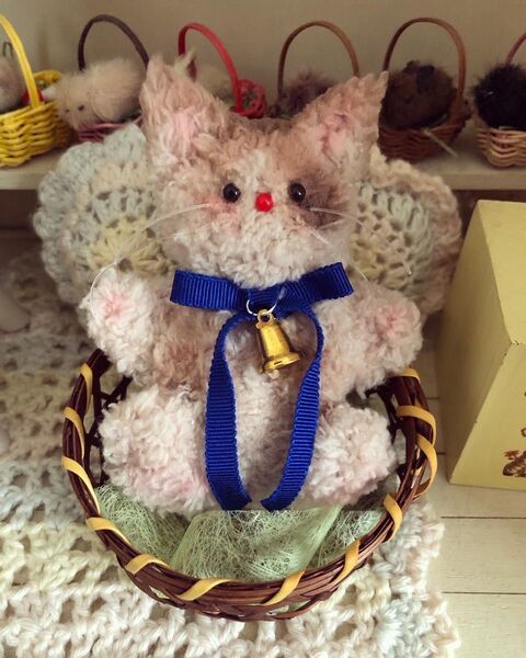 ハンドメイドモールドール猫