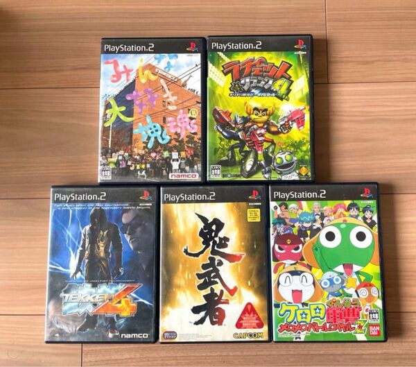 PS2 プレイステーション2 ゲームソフト 5本セット