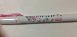 マイルドライナー♪ゼブラ zebra　ピンク1本 ♪キキララ♪ リトルツインスターズ 蛍光ペン マーカー♪サンリオ Sanrio