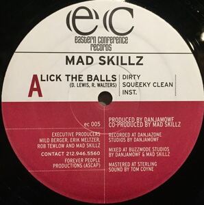 【US盤/Hip hop/inst有り/美盤(EX)/12】Mad Skillz Lick The Balls / The Conceited Bastard / 試聴検品済