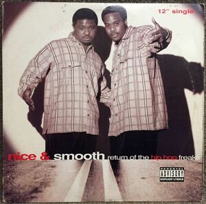 【US盤/Hiphop/盤質(EX-)/12】Nice & Smooth Return Of The Hip Hop Freaks / 試聴検品済