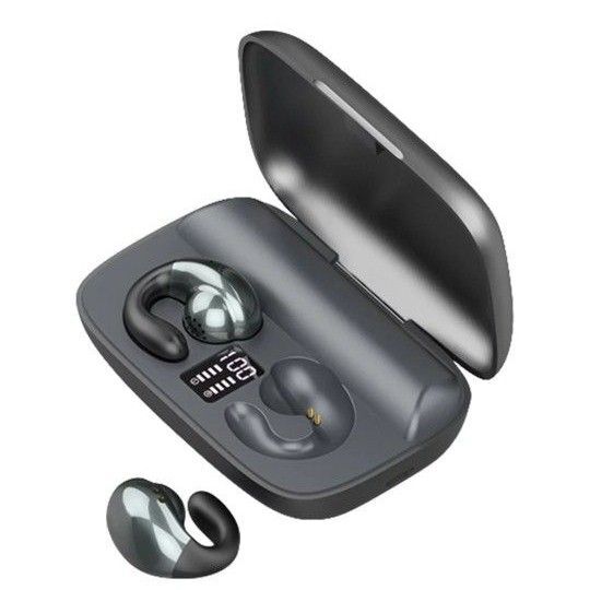 ☆大特価☆骨伝導イヤホン 大容量2200mAh ブラック Bluetooth5.3 防水