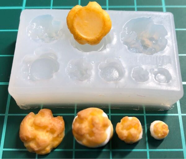 【シュークリーム4サイズ】シリコンモールド 型 シューツリー アイスシュー