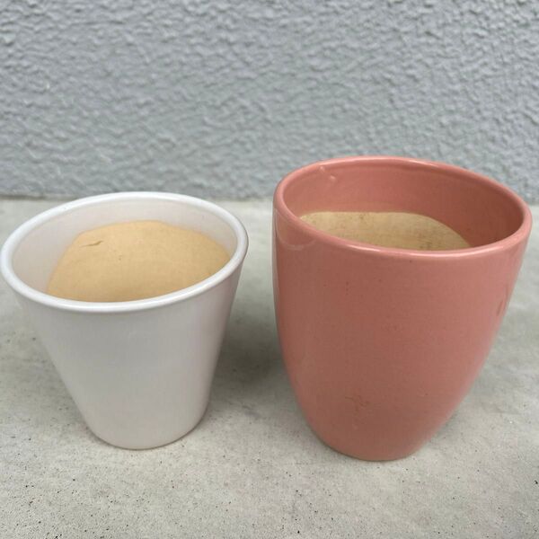 植木鉢 陶器鉢 陶器 胡蝶蘭 園芸 洋ラン 鉢カバー ガーデニング 化粧鉢植木鉢 陶器鉢 【2個】(ラン 洋ラン 胡蝶蘭