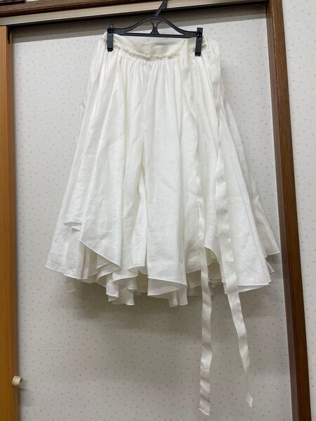 FOXEY フォクシー スカート 麻 リネン 38