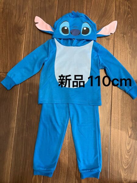 新品 ディズニー スティッチ 110 セットアップ なりきり ハロウィン 上下セット
