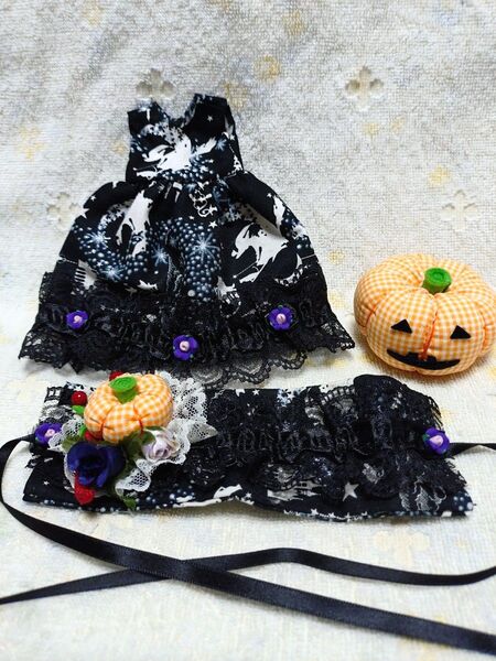 ⑧ブライス ハロウィン ワンピース アウトフィット 作家様作品