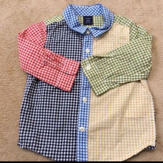 【美品】ベビーギャップ チェックシャツ 90センチ