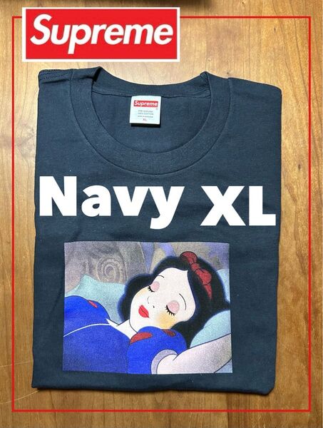 Supreme Snow White Tee Navy XL シュプリーム Tシャツ 半袖 シュプリーム Tee