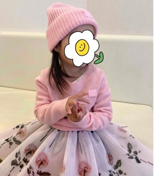 Acne Studios セーター ニット ピンク 可愛い キッズ ウール 4歳 5歳 6歳