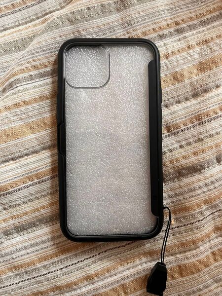 スマホケース iPhoneケース クリア ブラック 13mini