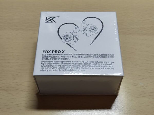 KZ EDX Pro X イヤホン 透明 新品