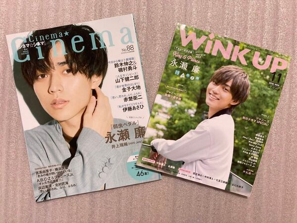 永瀬廉 表紙雑誌2冊セット キンプリ