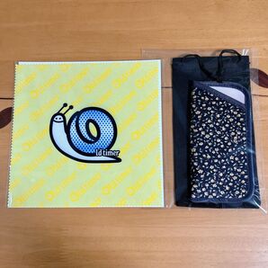 Old-timer オリジナルマイクロファイバークロス ポーチ付き花柄メガネケース