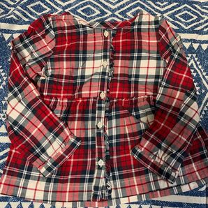 チェック柄 シャツ GAP サイズ100