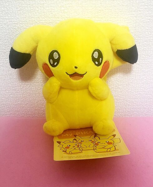 ポケットモンスター ぬいぐるみ My PIKACHU マイ ピカチュウ ポケモンセンター店頭限定 キラ目 垂れ耳 両手挙げ