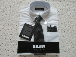 VOWW new goods necktie attaching shirt (110) chief attaching go in . type wedding presentation white 