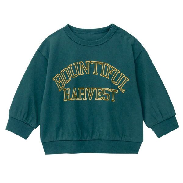ベルメゾン mitete 家族でリンクカレッジ風ロゴ長袖Tシャツ サイズ90
