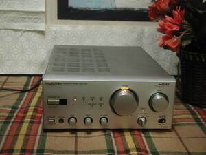 [ popular model ]*ONKYO Onkyo A-905X pre-main amplifier at that time regular price 35200 jpy. operation OK. compact pre-main amplifier.**