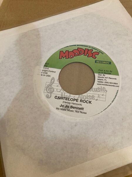 7INCH レコード JO JO BENNETT/Cantelope Rock