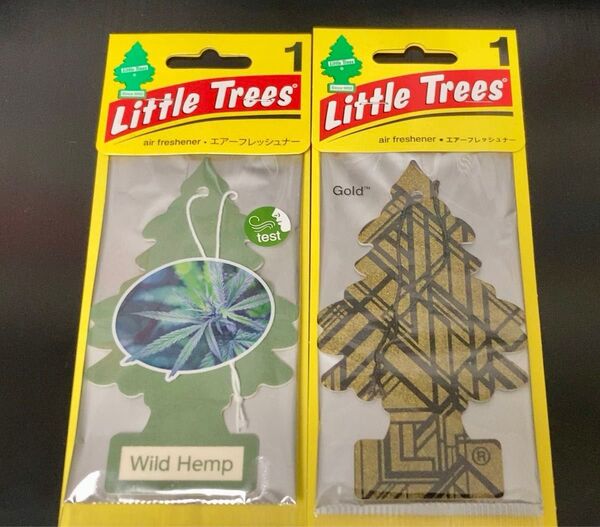 リトルツリー ワイルドヘンプ ゴールド 2枚セット Little Trees USDM