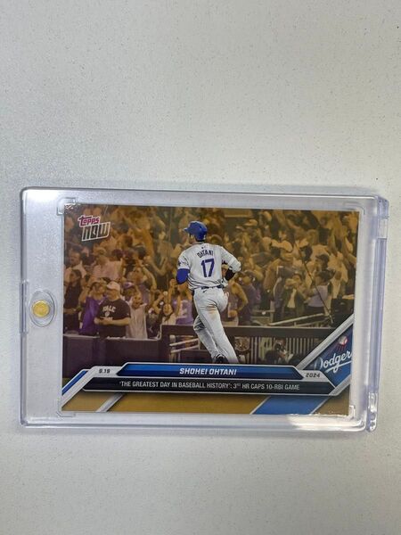 大谷翔平 50/50 3HR達成試合 ボーナスカード Topps now 大谷翔平 Topps now topps Now