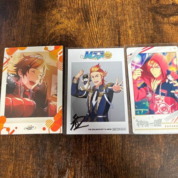 天道輝 紅井朱雀 アイドルマスターSideM ぱしゃこれ スナップマイド Mフェス2024 アニメイト特典 3点まとめ売り