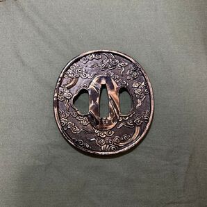 鍔 鐔 刀鍔 刀装具 日本刀装具 装飾 ツバ 金属工芸 鍔 刀装具 刀鍔 日本刀 鐔 時代物