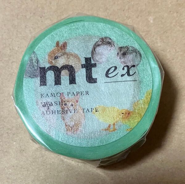 74. カモ井加工紙 mt ex baby animals MTEX1P129 18mm×10m マスキングテープ