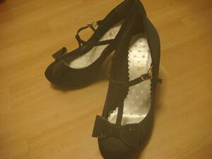  Feroux . ribbon decoration attaching high heel pumps beautiful goods black M formal two next . also Night Work also 