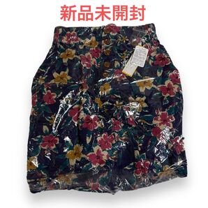 新品 未開封 タグ付き 膝丈スカート レディース 綿 花柄スカート