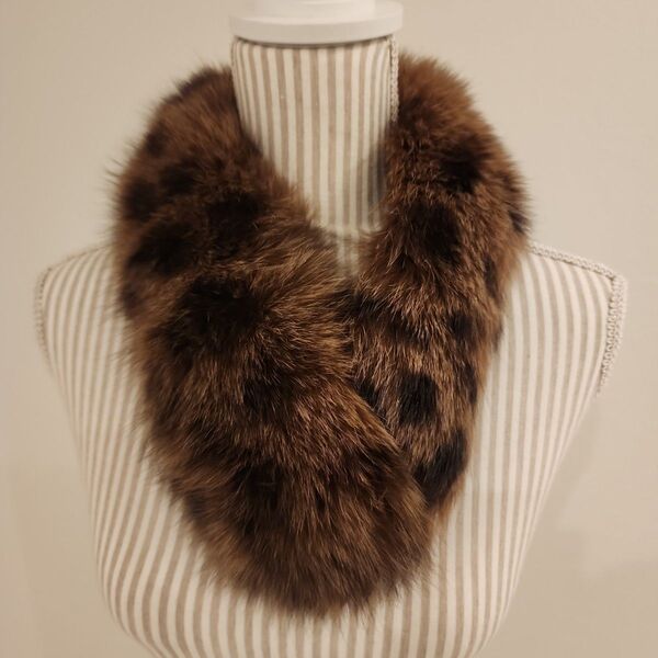 SAGA FURS リアルファーティペット マフラー