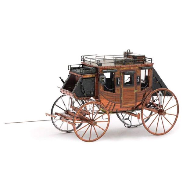 残り1点 ワイルドウェストの馬車 3Dメタルモデルキット