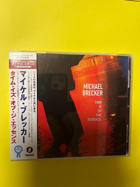 CD ジャズ タイム・イズ・オブ・ジ・エッセンス/マイケル・ブレッカー スイングジャーナル誌選定ゴールドディスク