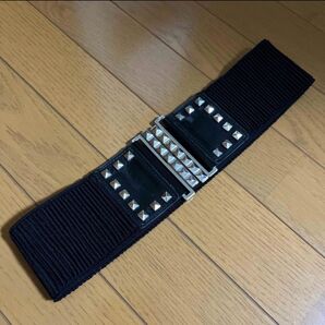 レディース ベルト ゴム ゴム太ベルト ダンス