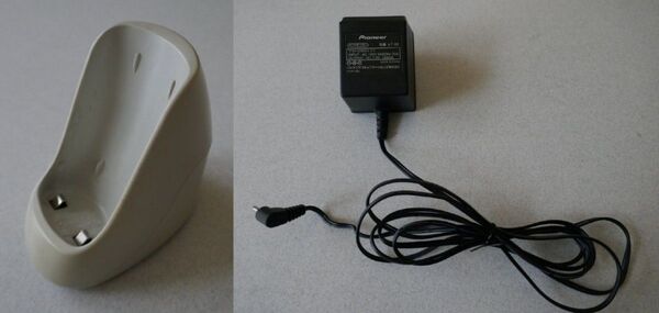 パイオニア 純正 ACアダプター VT-09 DC 7.5V 100mA +子機充電台 コードレス電話 TF-GVH24 から