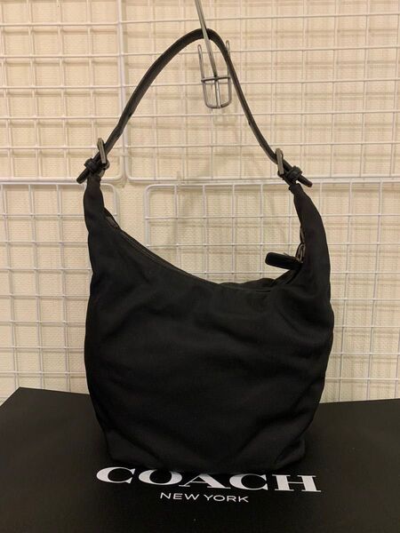 COACH コーチ トートバッグ ハンドバッグ レザー ナイロン
