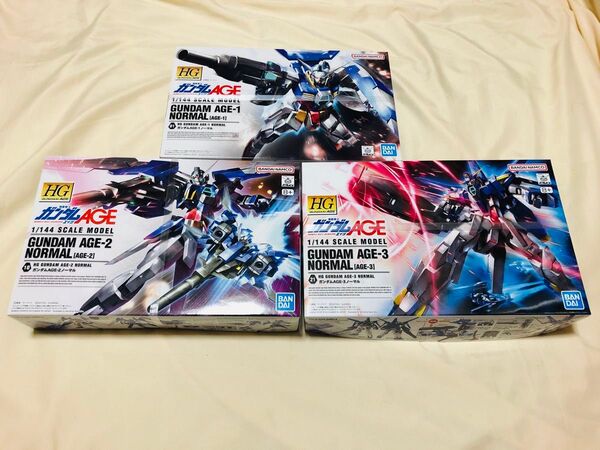 HG ガンダムAGE 1 2 3 ノーマル 機動戦士ガンダムAGE GUNDAM AGE 123 NORMAL エイジ ガンダム