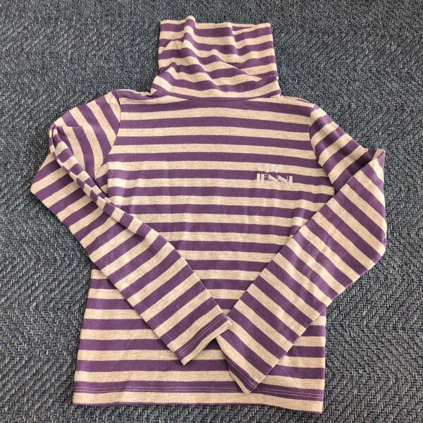 ボーダー ロンT タートルネック JENNIE 130