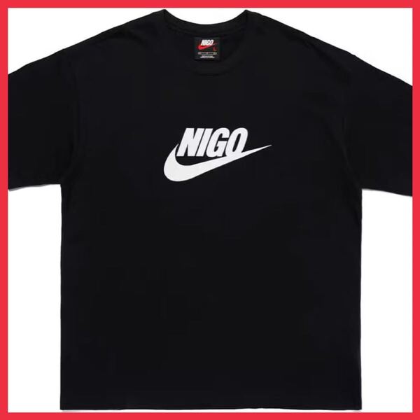 ★送料無料★【新品未使用品 完売モデル】NIGO Nike NRG SS Tee Black NIGO ニゴー ナイキ NRG SS Tシャツ ブラック 半袖 黒 Mサイズ
