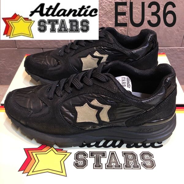 EU36【新品未使用】アトランティックスターズ ミラ ブラック×ブラック