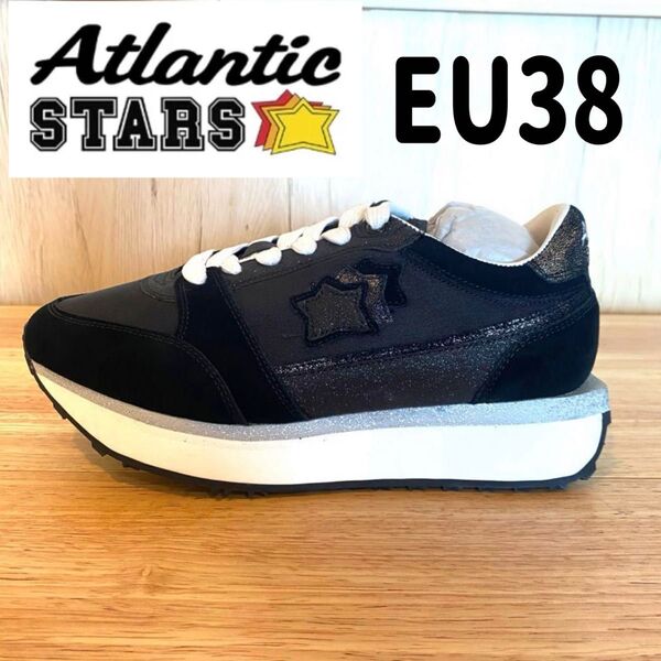 EU38 【他サイズ有り】アトランティックスターズ ティーチ 厚底 ブラック