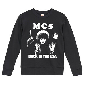 【Sサイズ 新品 黒スウェット】MC5 サイケデリック ハードロック ガレージパンク 甲本ヒロト 60s 70s LP CD レコード 7inch GARAGE PUNK