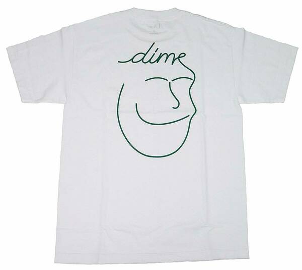 Dime Forbidden Delieht ダイム バックプリントＴシャツ（ホワイト） (XL) [並行輸入品]