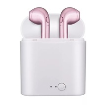 Bluetooth イヤホン 両耳 ワイヤレス マイク Siri対応 ハンズフリー通話 完全独立型 iPhone Android USB 充電 Siri対応 ピンク　22_画像2