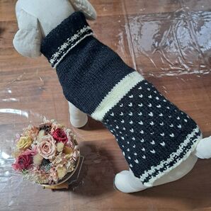 ♪ハンドメイド♪ わんちゃんセーター No.1 (まとめ購入割引あり) プリザーブドフラワー