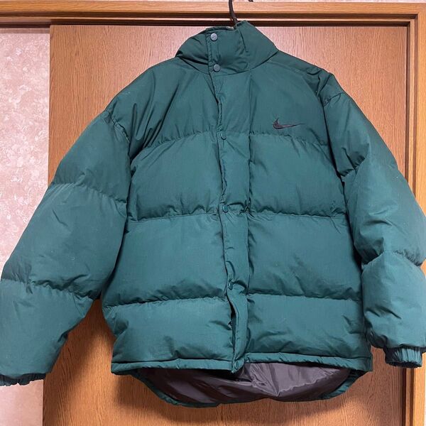 希少 NIKE ナイキ ダウン 緑 グリーン 90s 新品 ダウンジャケット