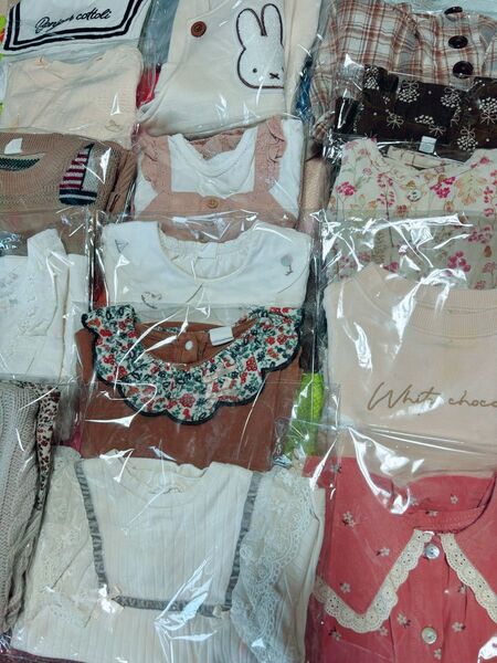 女の子 出産準備 洋服&小物 30点まとめ売り 70から90サイズ テータテート コトリ バースデイ