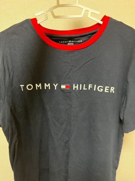 TOMMY HILFIGER ネイビー 半袖 Tシャツ Lサイズ